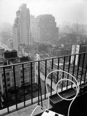 View of Seventh Avenue from Penthouse