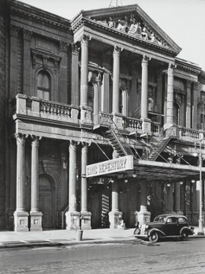 Civic Repertory Theatre on West 14th St. - Classic Black & White Print In The Living Room
