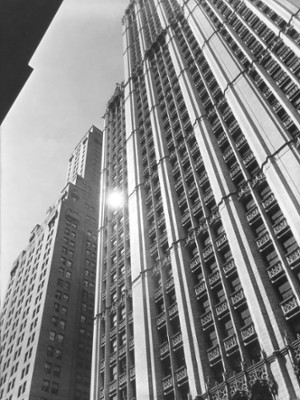 Woolworth Building on Lower Broadway - Classic Black & White Print