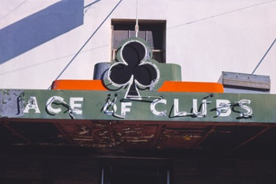 Ace of Clubs Bar Sign in Toppenish, Washington