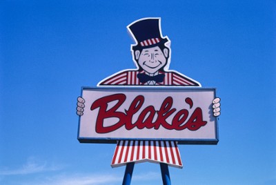 Blake's Restaurant Sign in Las Cruces, New Mexico