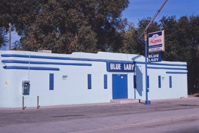 Blue Lady Night Club in Pueblo, Colorado - Classic Black & White Print On A Wall