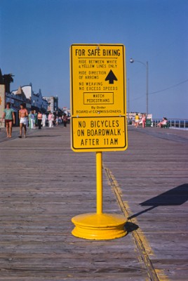 Boardwalk Bike Rules in Ocean City, New Jersey