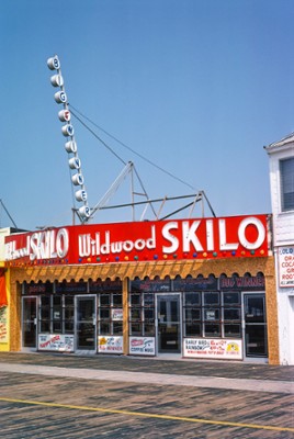 Boardwalk Store, Skilo in Wildwood, New Jersey - Classic Black & White Print