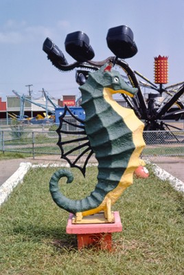 Buchroe Beach Amusement Park Seahorse Statue in Hampton, Virginia