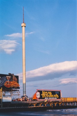 Central Pier in Atlantic City, New Jersey - Classic Black & White Print