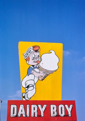 Dairy Box Sign in Bartlesville, Oklahoma