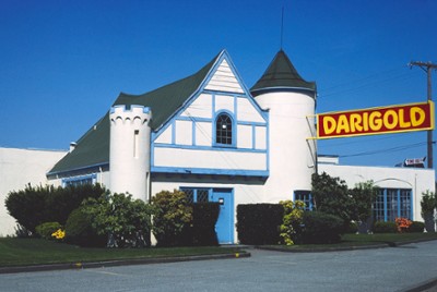 Darigold Building in Tacoma, Washington - Classic Black & White Print On A Wall