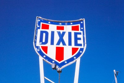 Dixie Gasoline Sign on Rts. 19 & 41 in Griffin, Georgia