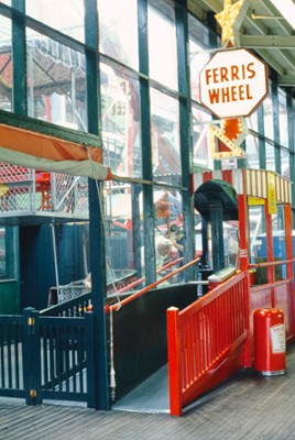 Ferris Wheel in Asbury Park, New Jersey - Classic Black & White Print