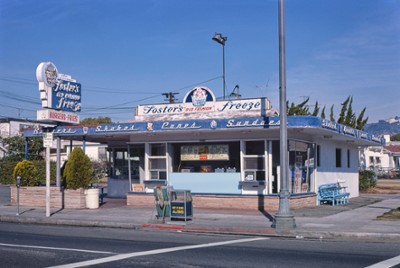 Fosters Freeze in Los Angeles, California - Classic Black & White Print