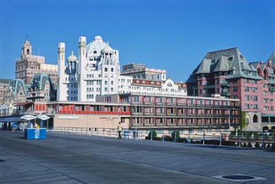 Four Old Hotels in Atlantic City, New Jersey