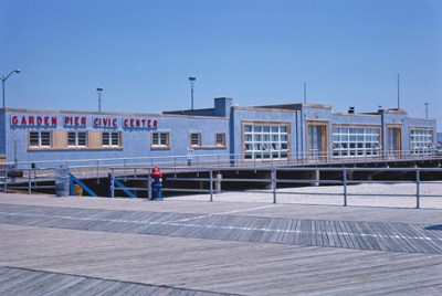 Garden Pier in Atlantic City, New Jersey - Classic Black & White Print In The Living Room