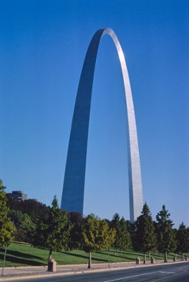 Gateway Arch in Saint Louis, Missouri - Classic Black & White Print