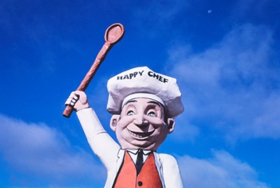 Happy Chef Sign in Cherokee, Iowa