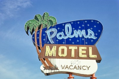 Palms Motel Sign in Royal Oak, Michigan