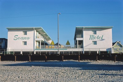 Seano Motel in Ocean City, New Jersey - Classic Black & White Print