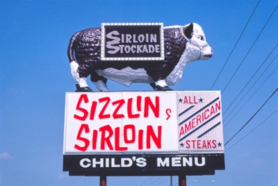 Sirloin Stockade Bull in Austin, Texas
