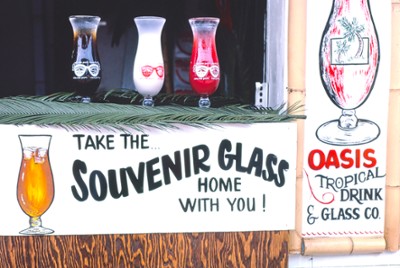 Souvenir Glass Concession in Seaside Heights, New Jersey - Classic Black & White Print