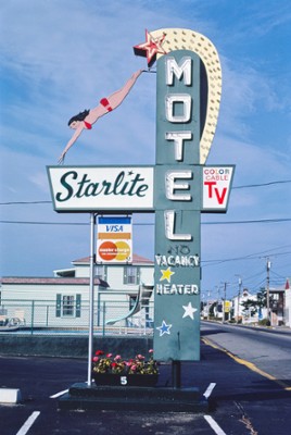 Starlite Motel Sign in Old Orchard Beach, Maine