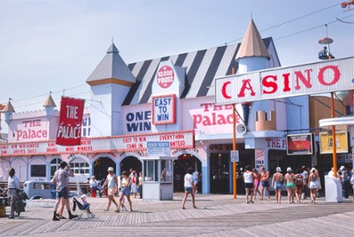 The Palace in Seaside Heights, New Jersey - Classic Black & White Print On A Wall