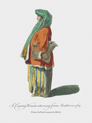 A Country Woman Returning from Market in 1764