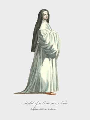 Habit of a Cistercian Nun - Classic Black & White Print