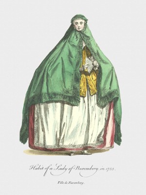 Habit of a Lady of Nuremberg in 1755