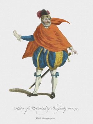 Habit of a Nobleman of Burgundy in 1577