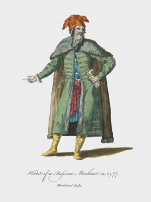 Habit of a Russian Merchant in 1577