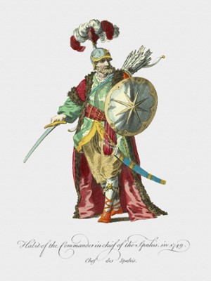 Habit of the Commander in Chief of the Spahis in 1749