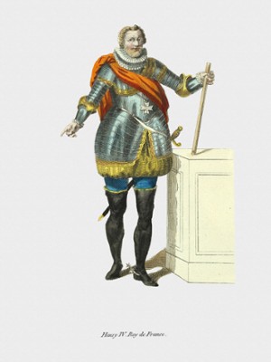 Henry IV, King of France - Classic Black & White Print